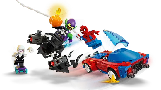 Picture of LEGO Super Heroes 76279 Spider-Man Race Car & Venom Green Goblin