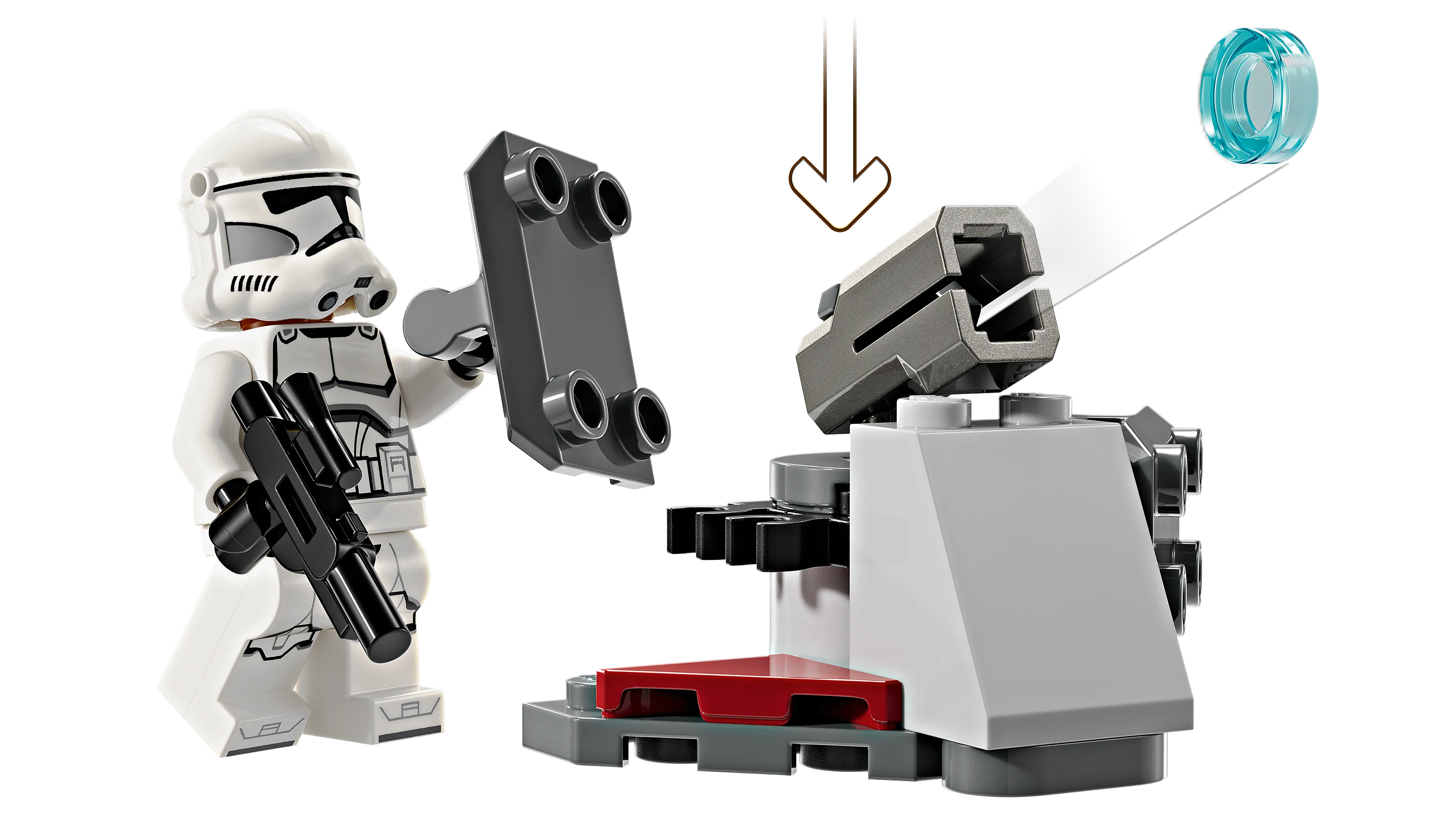 Picture of LEGO Star Wars 75372 Clone Trooper & Battle Droid Battle Pack