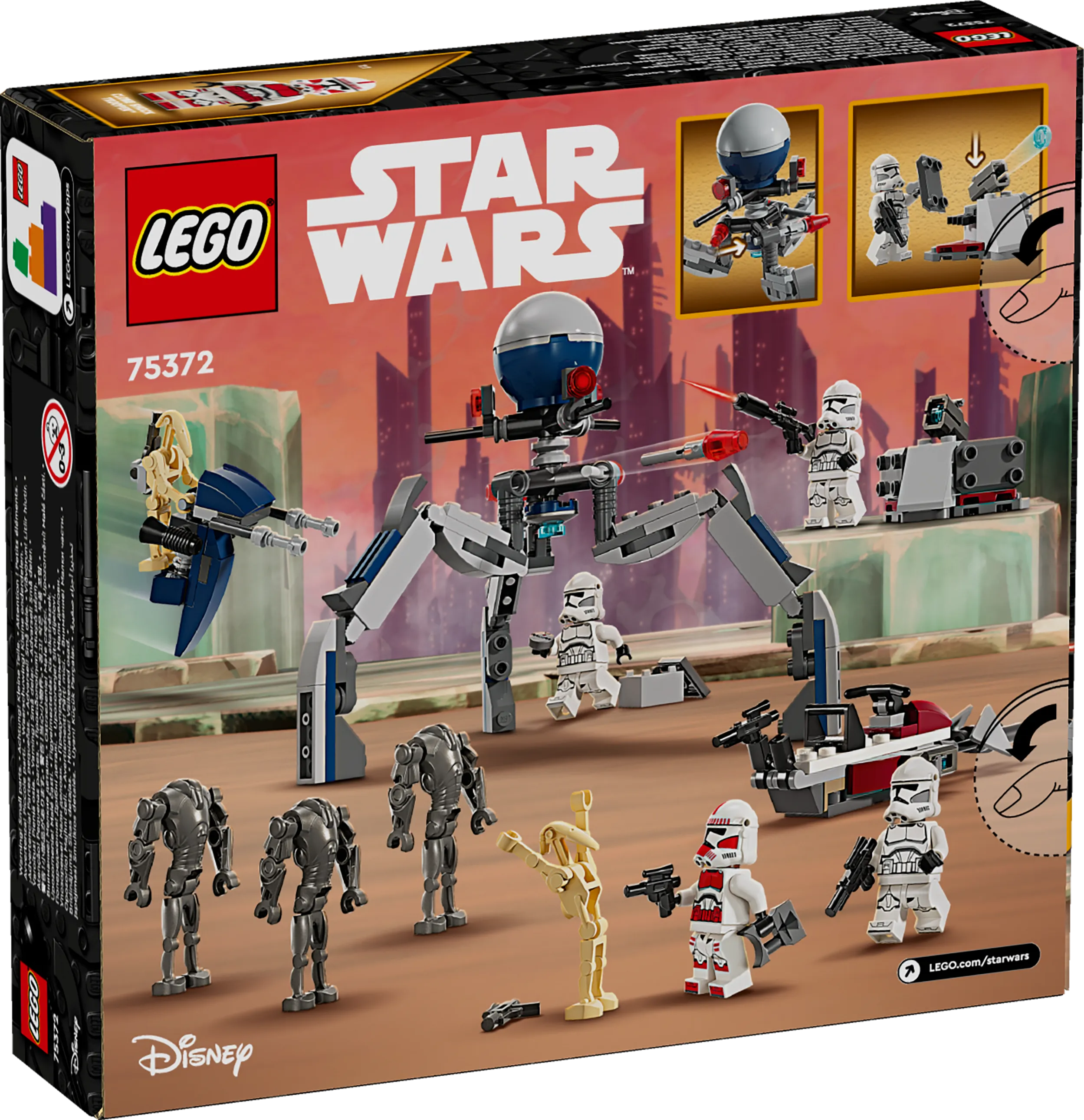 Picture of LEGO Star Wars 75372 Clone Trooper & Battle Droid Battle Pack