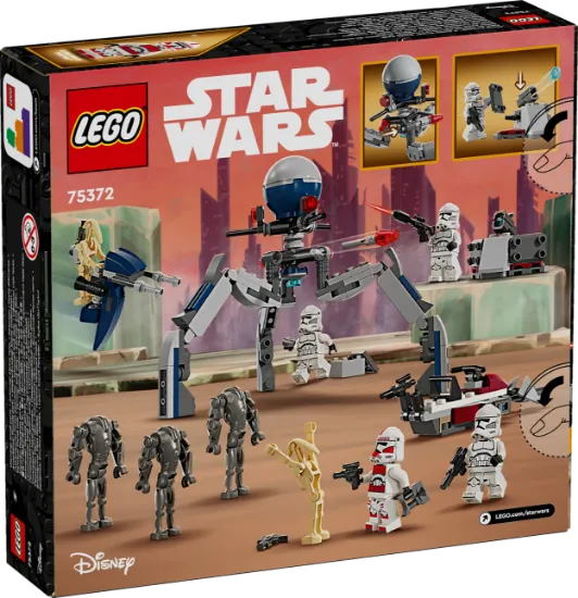 Picture of LEGO Star Wars 75372 Clone Trooper & Battle Droid Battle Pack