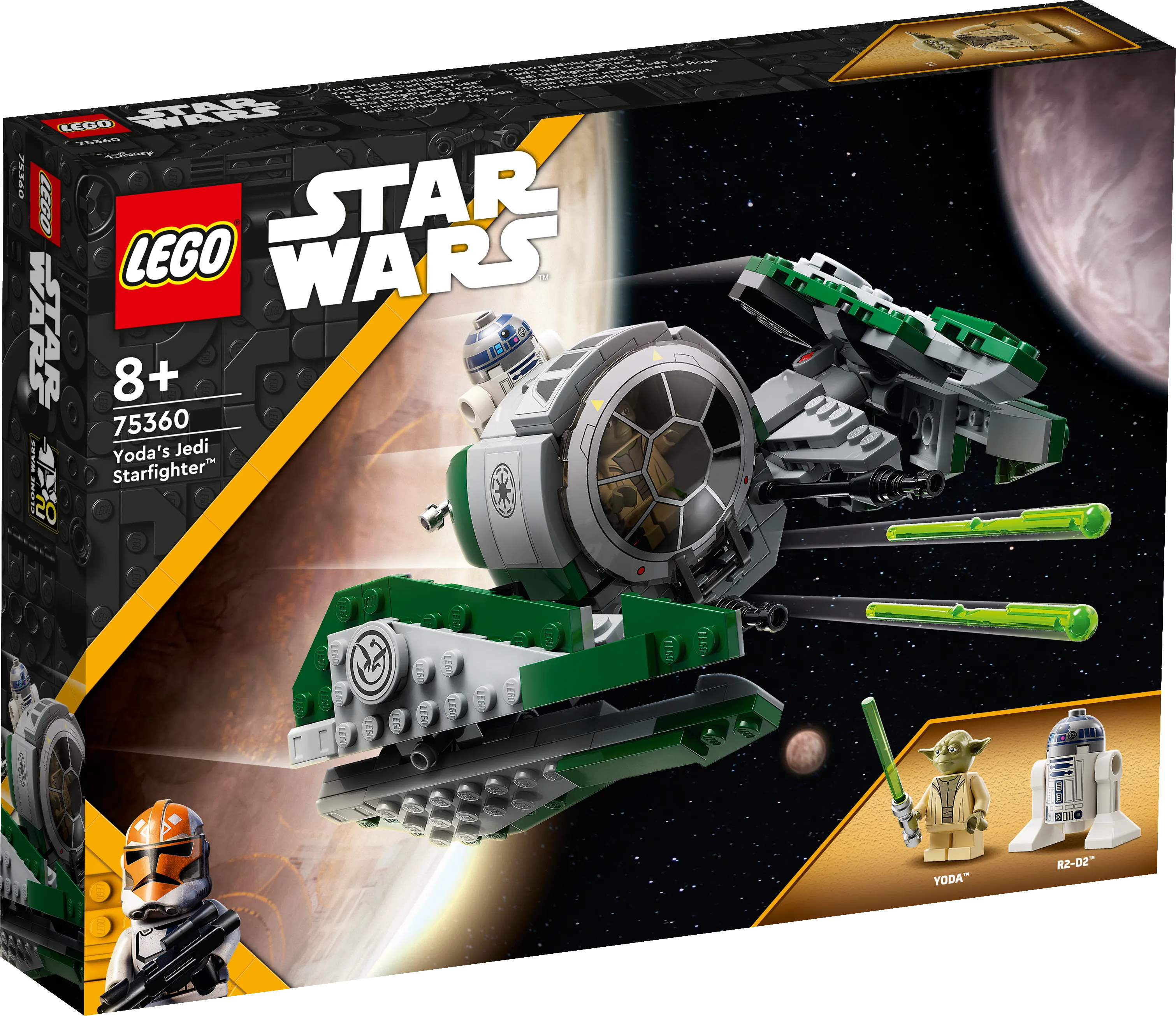 Picture of LEGO Star Wars 75360 Yoda’s Jedi Starfighter Building Toy Set