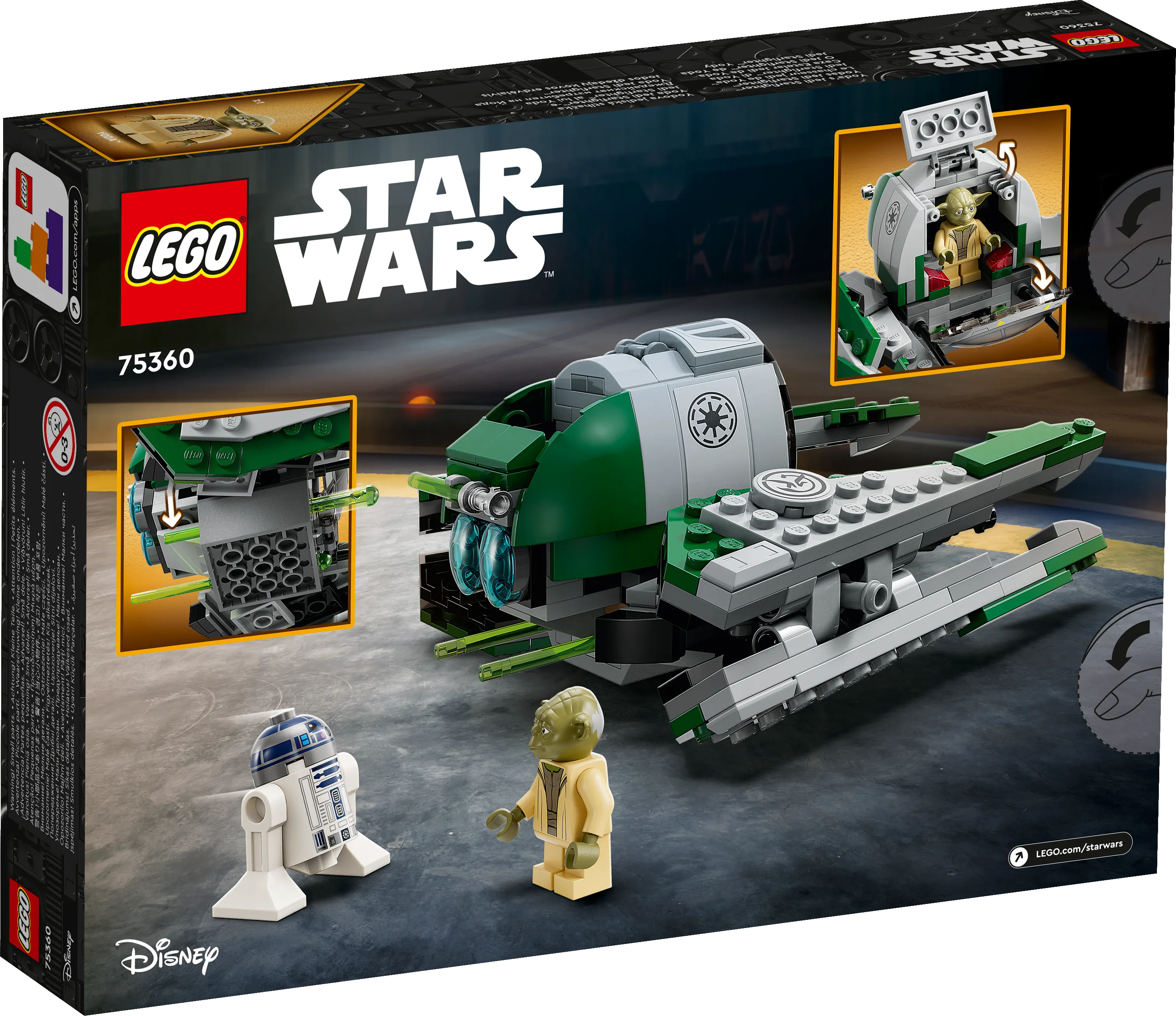 Picture of LEGO Star Wars 75360 Yoda’s Jedi Starfighter Building Toy Set