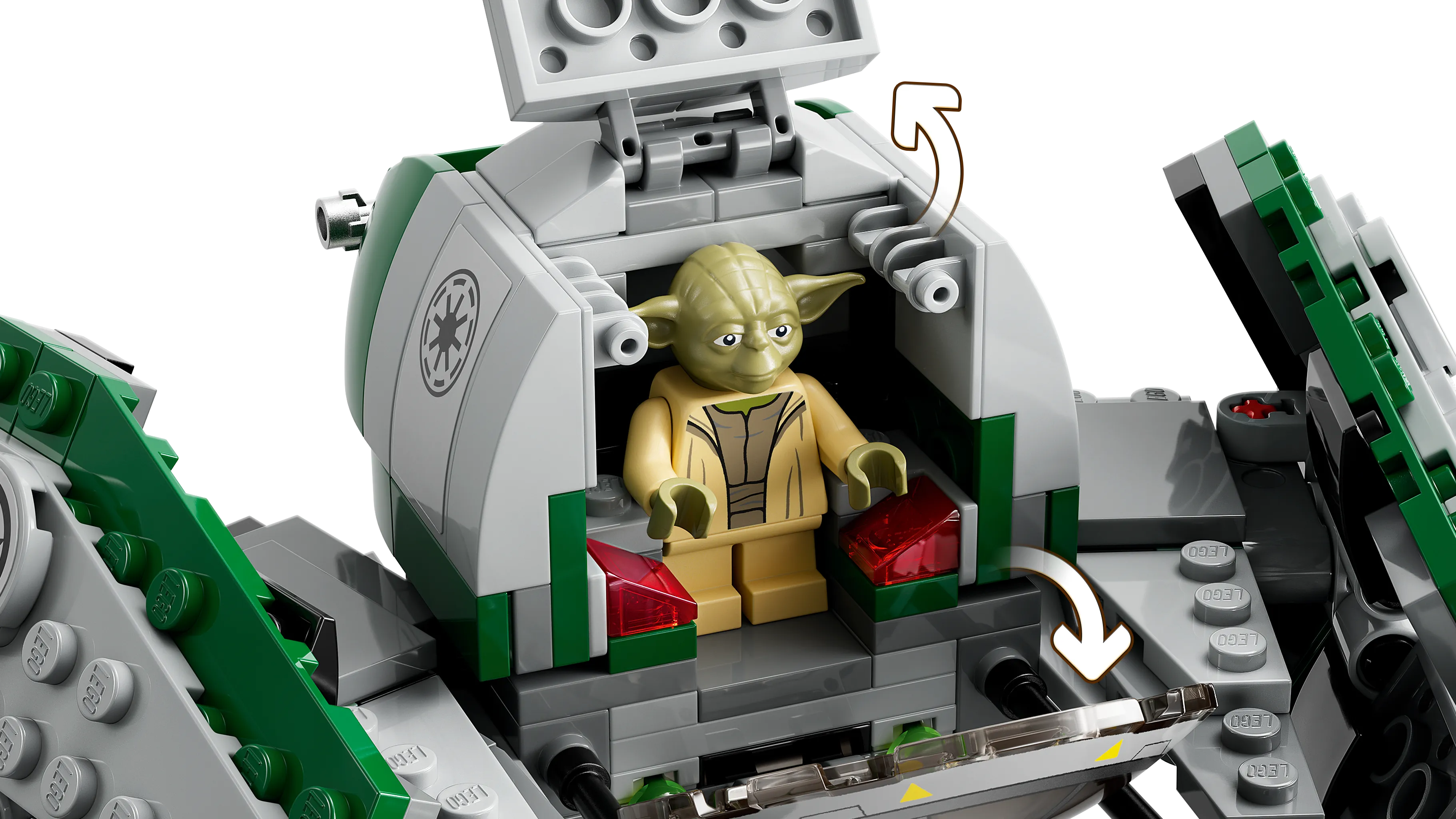 Picture of LEGO Star Wars 75360 Yoda’s Jedi Starfighter Building Toy Set