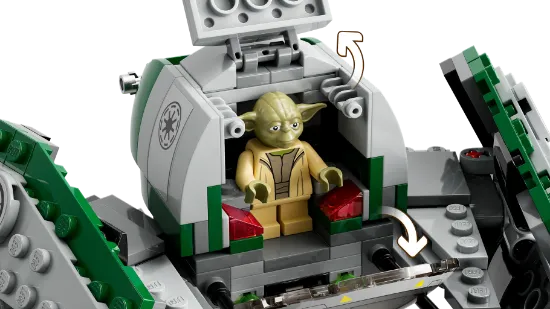 Picture of LEGO Star Wars 75360 Yoda’s Jedi Starfighter Building Toy Set