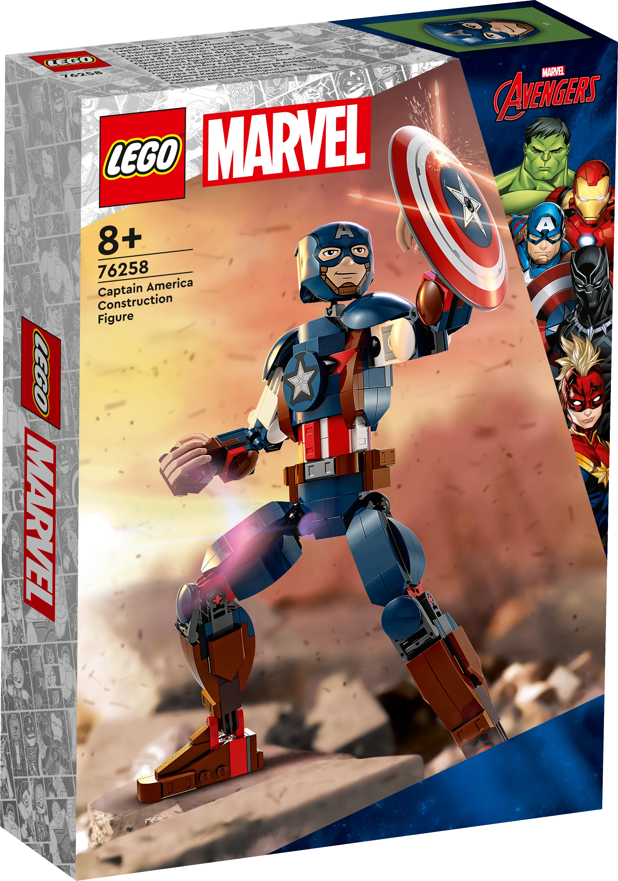 Picture of LEGO Super Heroes 76258 Captain America Construction Figure