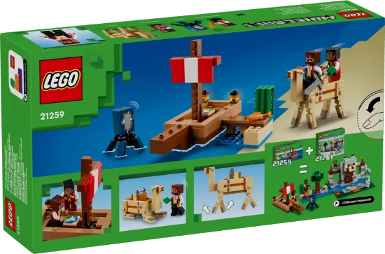 Picture of LEGO Minecraft 21259 The Pirate Ship Voyage