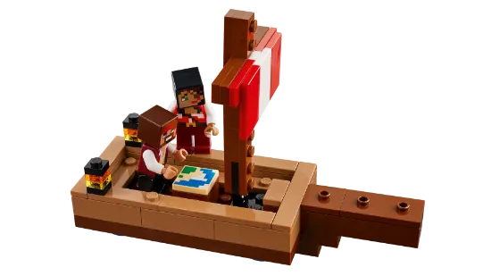 Picture of LEGO Minecraft 21259 The Pirate Ship Voyage