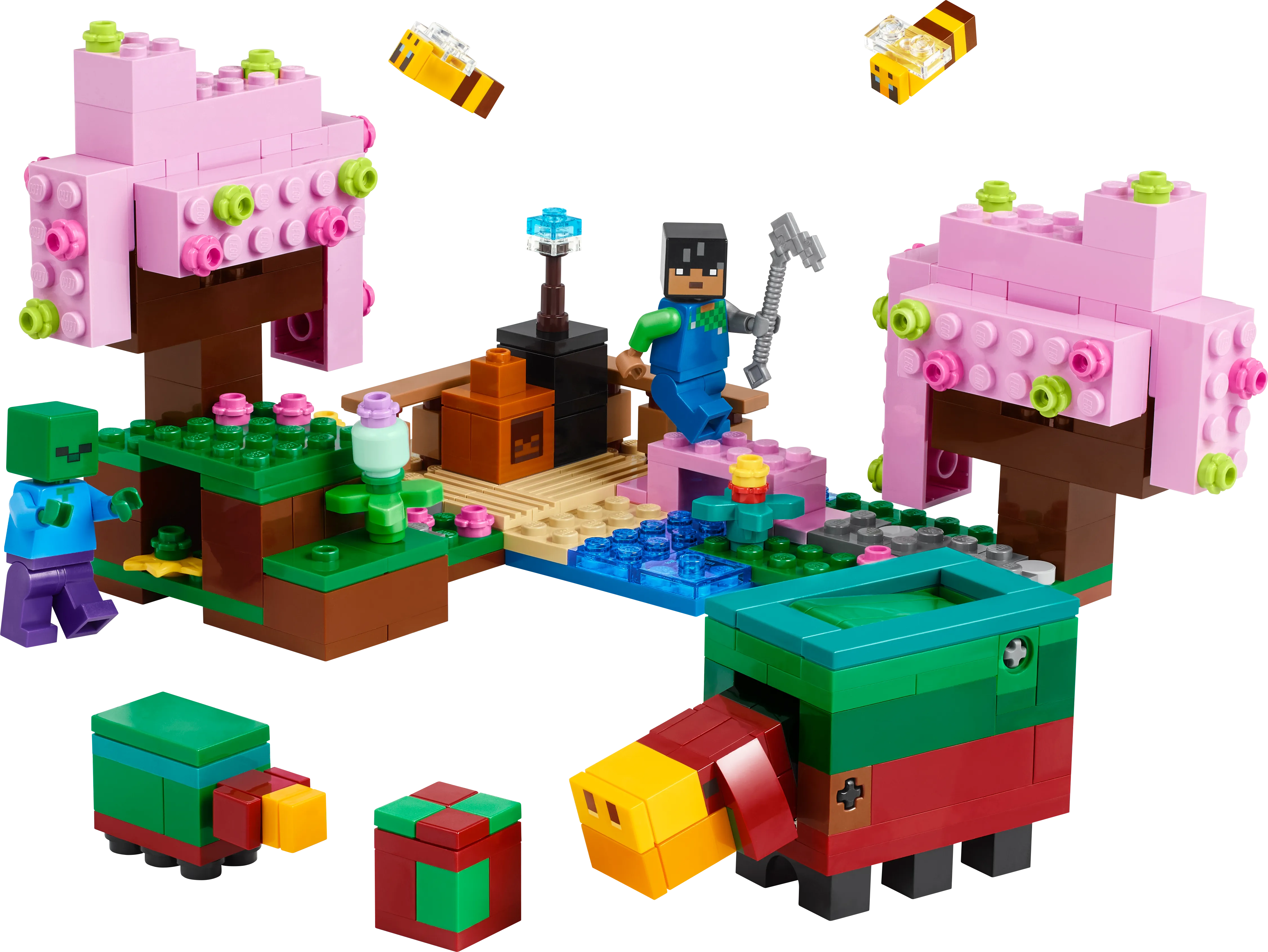 Picture of LEGO Minecraft 21260 The Cherry Blossom Garden