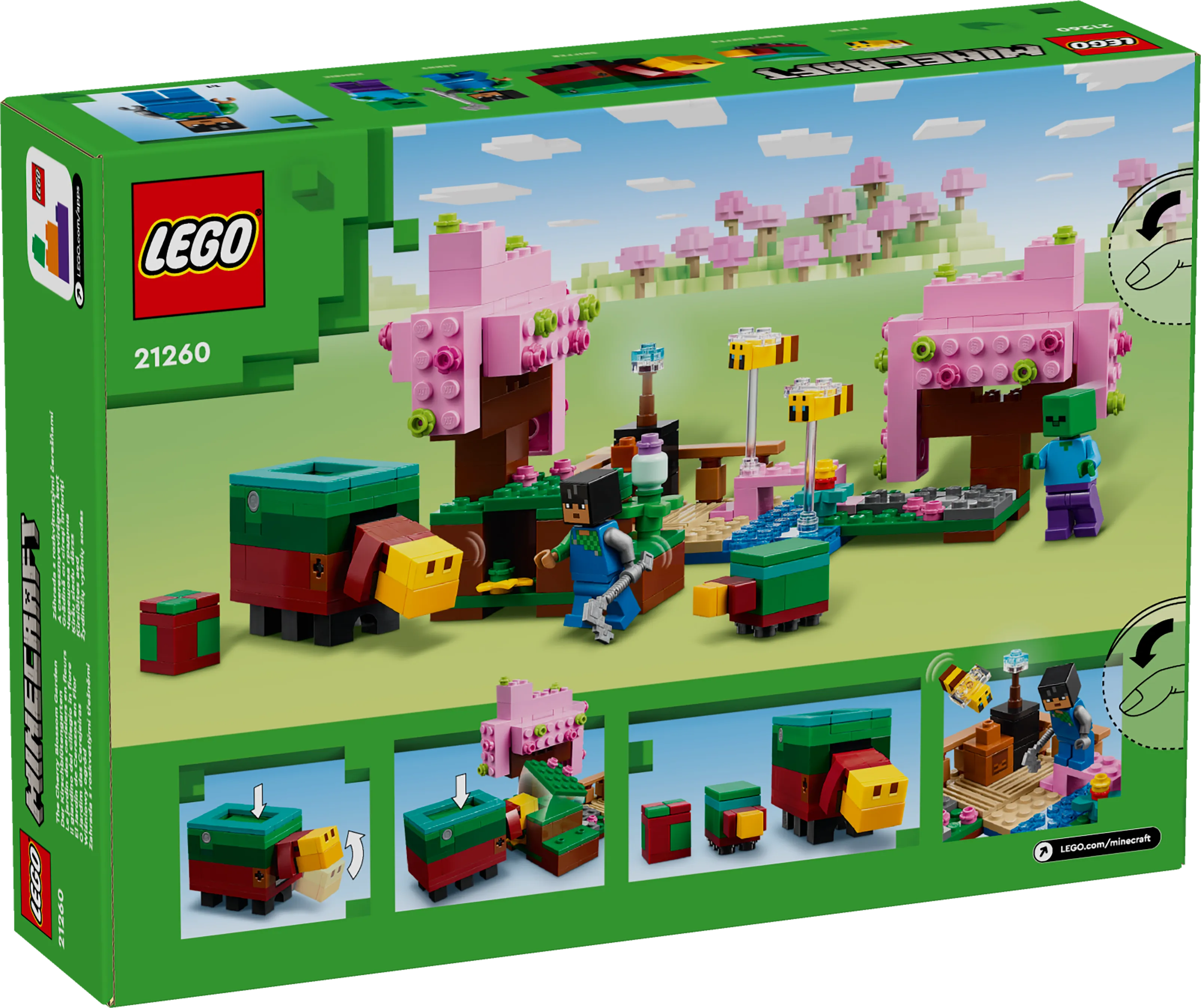 Picture of LEGO Minecraft 21260 The Cherry Blossom Garden