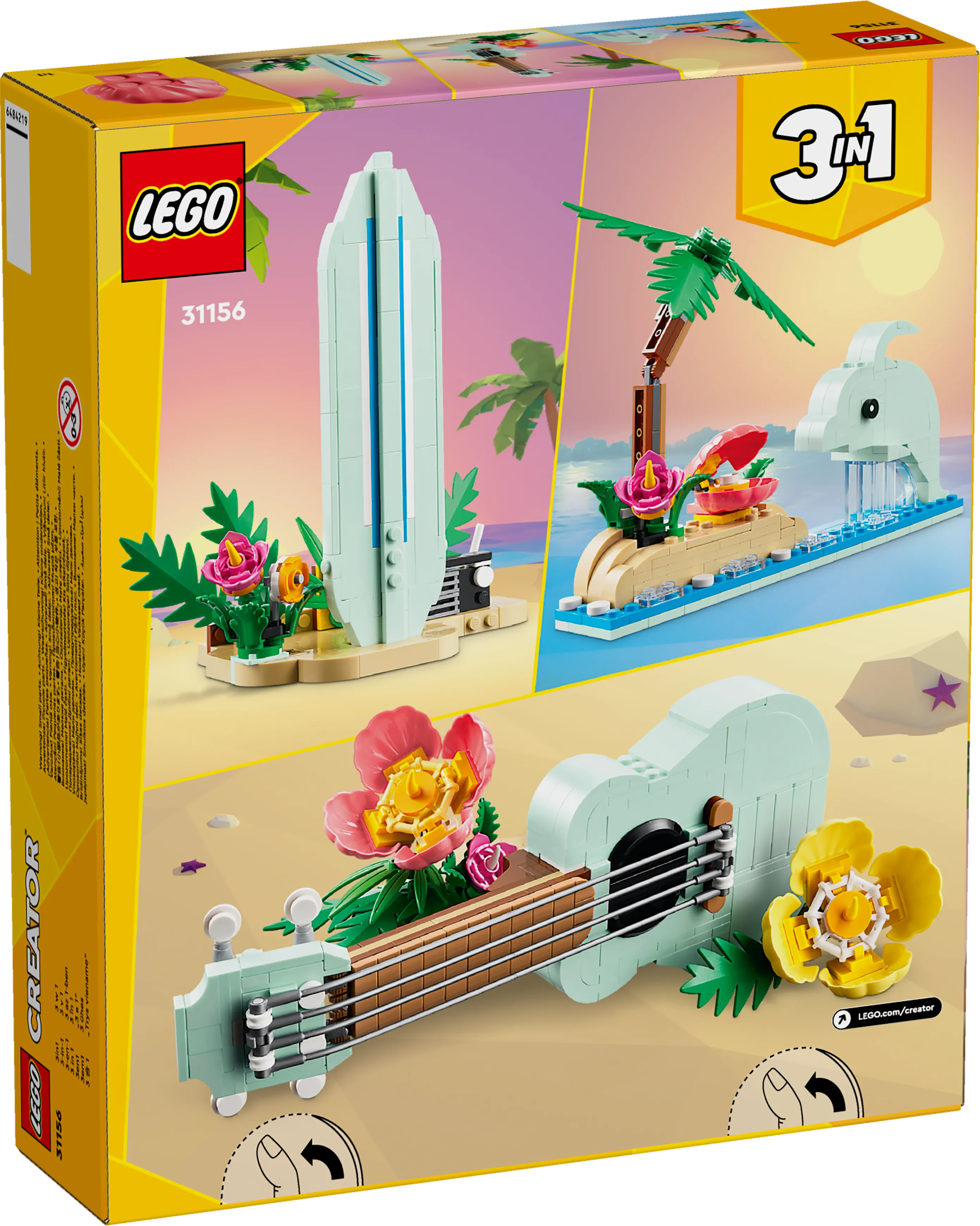 Picture of LEGO Creator 31156 Tropical Ukulele 3in1 Toy Set