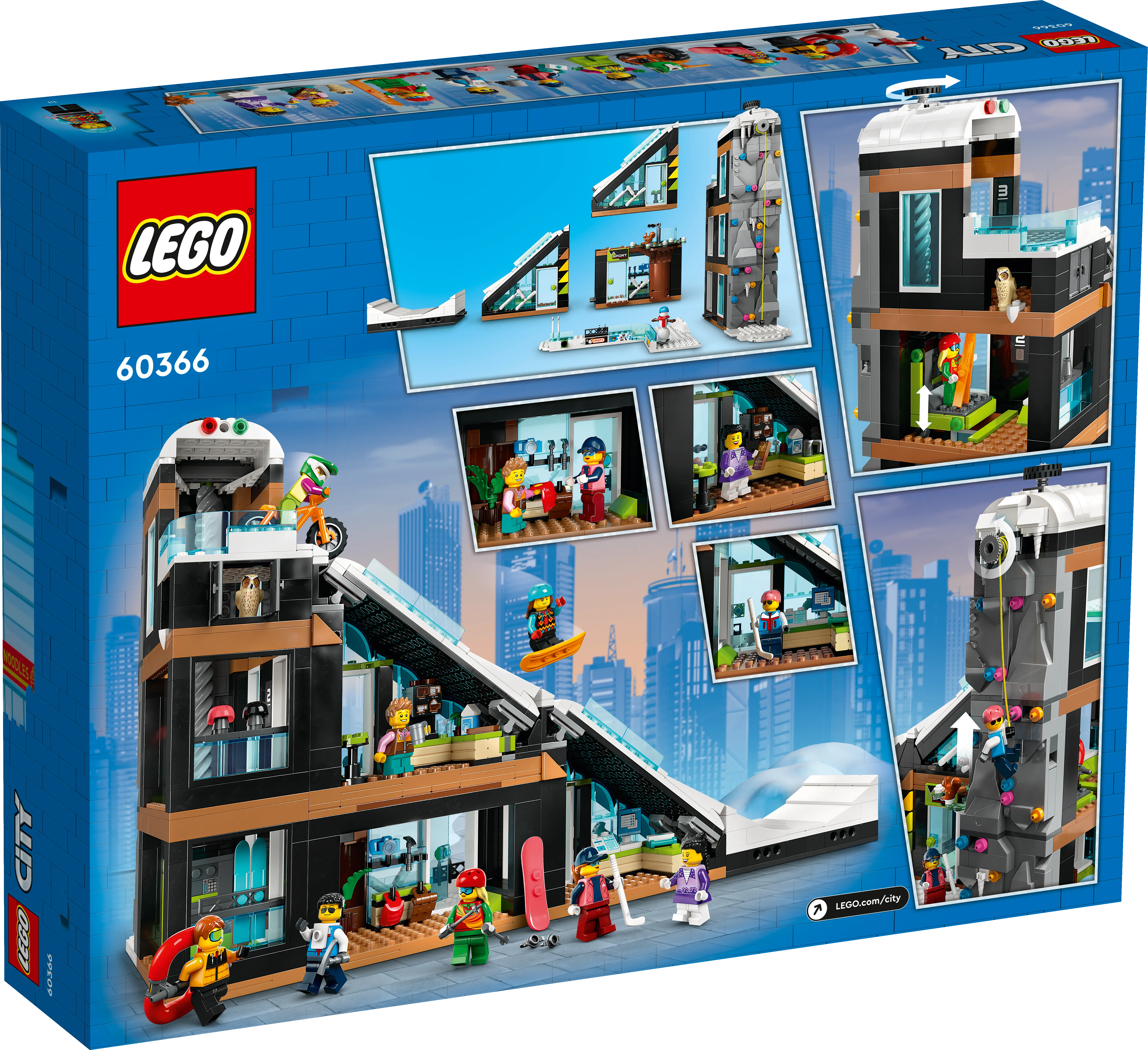 Picture of LEGO City 60366 Ski and Climbing Center