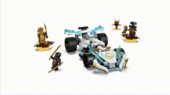 Picture of LEGO Ninjago 71791 Zane’s Dragon Power Spinjitzu Racing Car