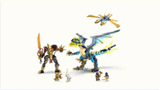 Picture of LEGO Ninjago 71796 Elemental Dragon vs. The Empress Mech