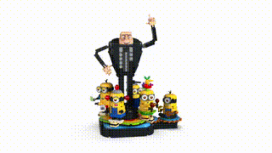 Picture of LEGO Despicable Me 4 75582 Brick-Built Gru and Minions