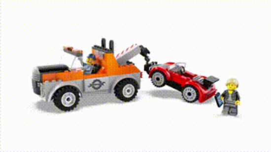 Picture of LEGO City 60435 Tow Truck and Sports Car Repair