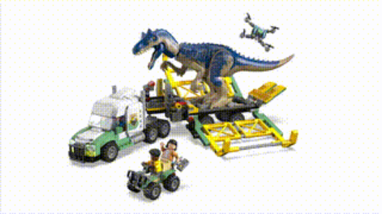 Picture of LEGO Jurassic World 76966 Dinosaur Missions: Allosaurus Transport Truck