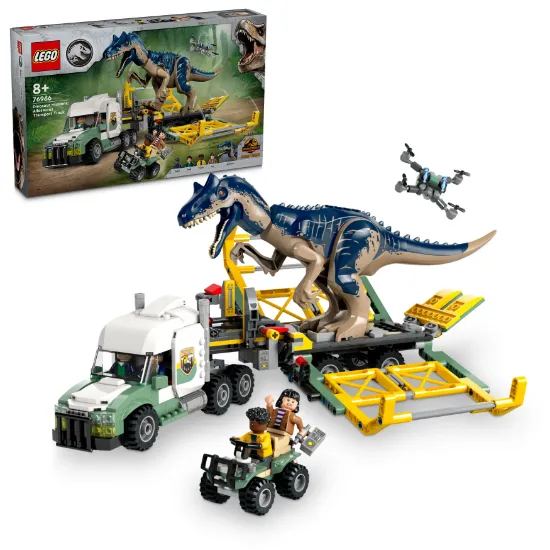 Picture of LEGO Jurassic World 76966 Dinosaur Missions: Allosaurus Transport Truck