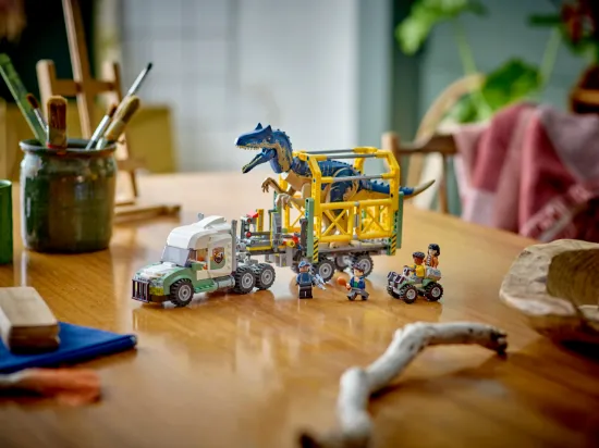 Picture of LEGO Jurassic World 76966 Dinosaur Missions: Allosaurus Transport Truck