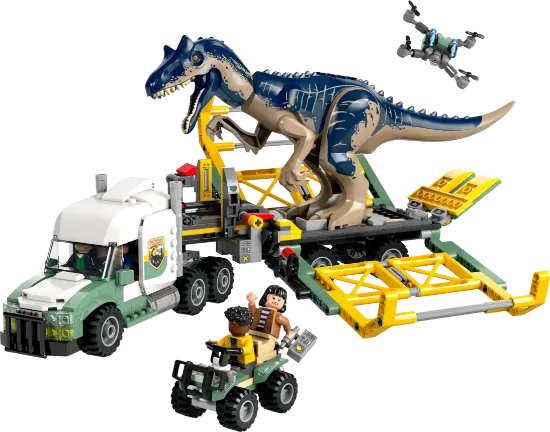 Picture of LEGO Jurassic World 76966 Dinosaur Missions: Allosaurus Transport Truck