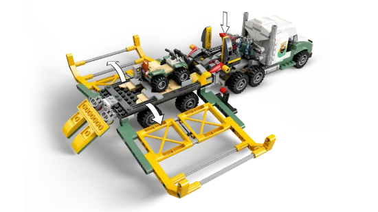 Picture of LEGO Jurassic World 76966 Dinosaur Missions: Allosaurus Transport Truck