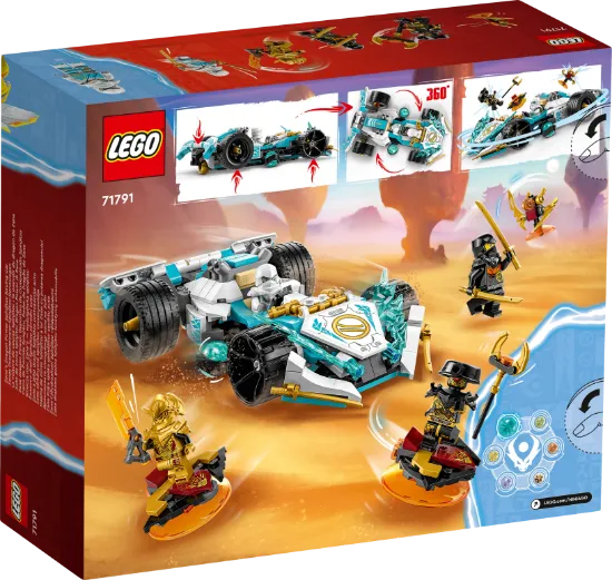 Picture of LEGO Ninjago 71791 Zane’s Dragon Power Spinjitzu Racing Car