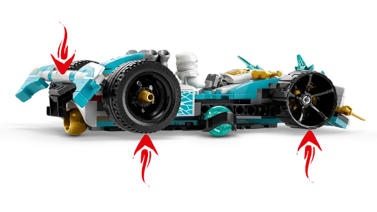 Picture of LEGO Ninjago 71791 Zane’s Dragon Power Spinjitzu Racing Car