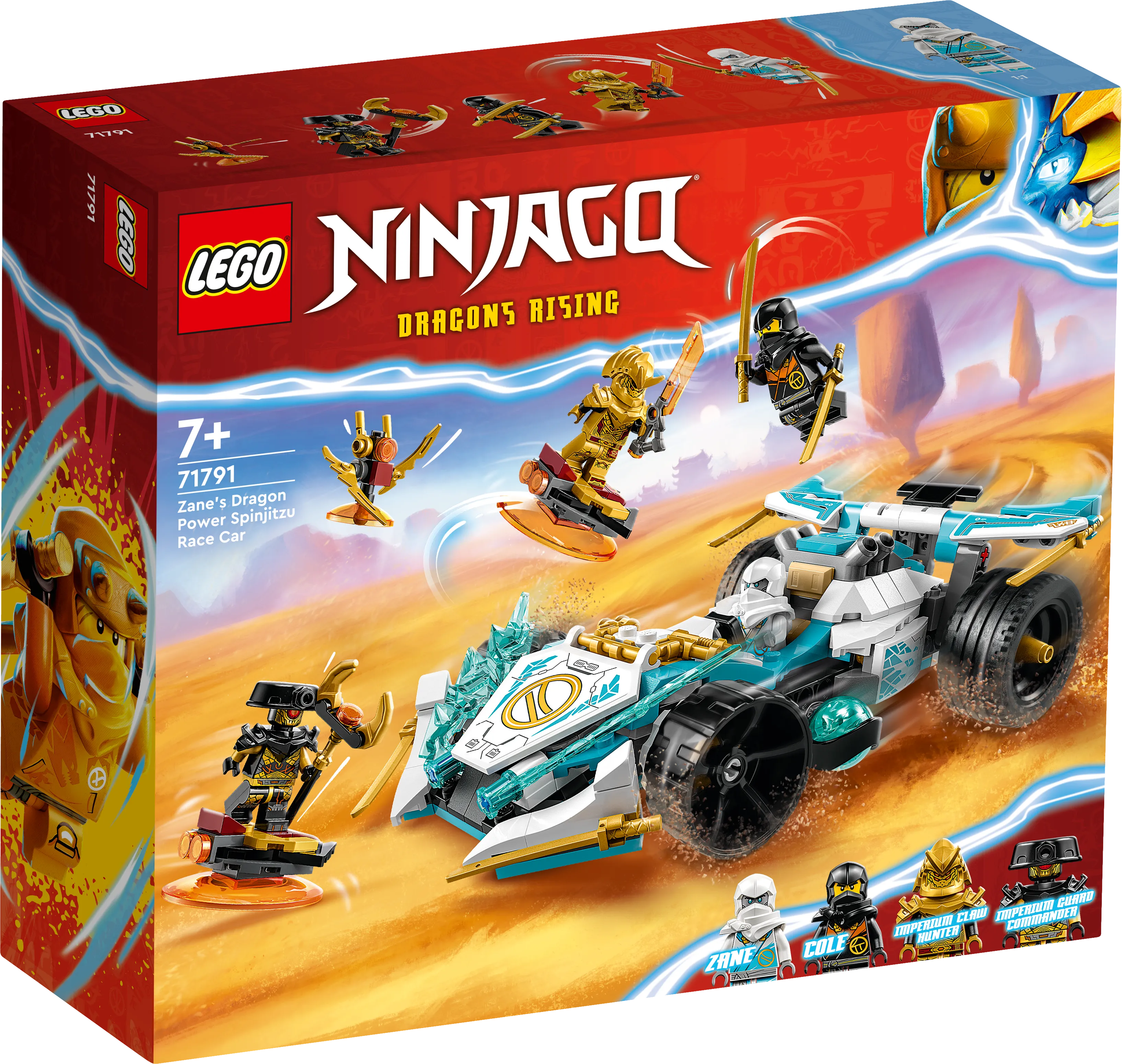 Picture of LEGO Ninjago 71791 Zane’s Dragon Power Spinjitzu Racing Car