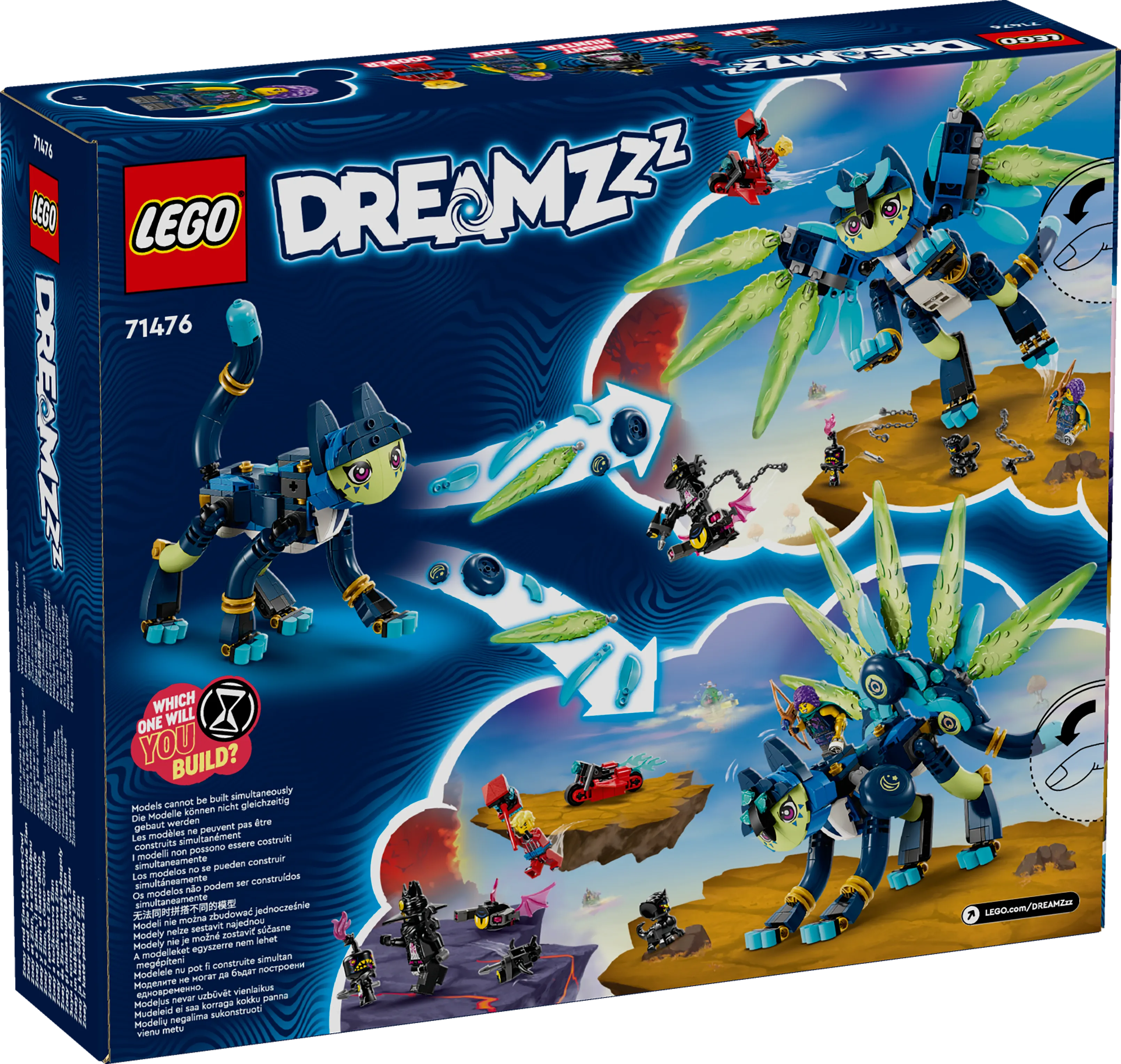 Picture of LEGO DREAMZzz 71476 Zoey and Zian the Cat-Owl Toy