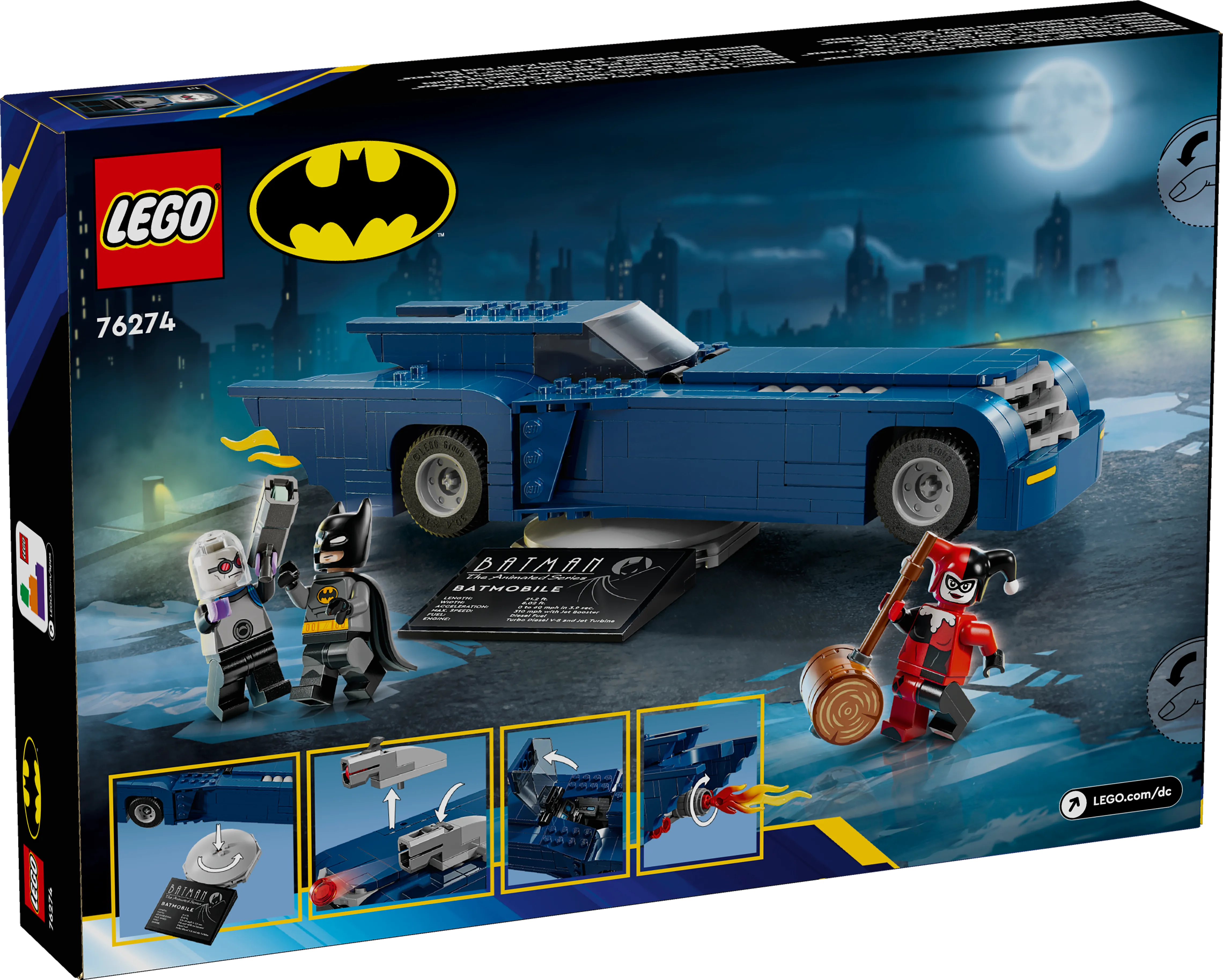 Picture of LEGO Super Heroes DC 76274 Batman with the Batmobile vs. Harley Quinn and Mr. Freeze