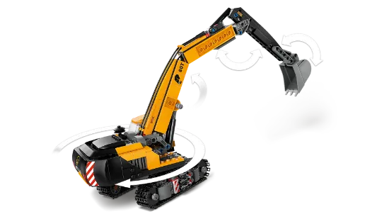 Picture of LEGO City 60420 Yellow Construction Excavator