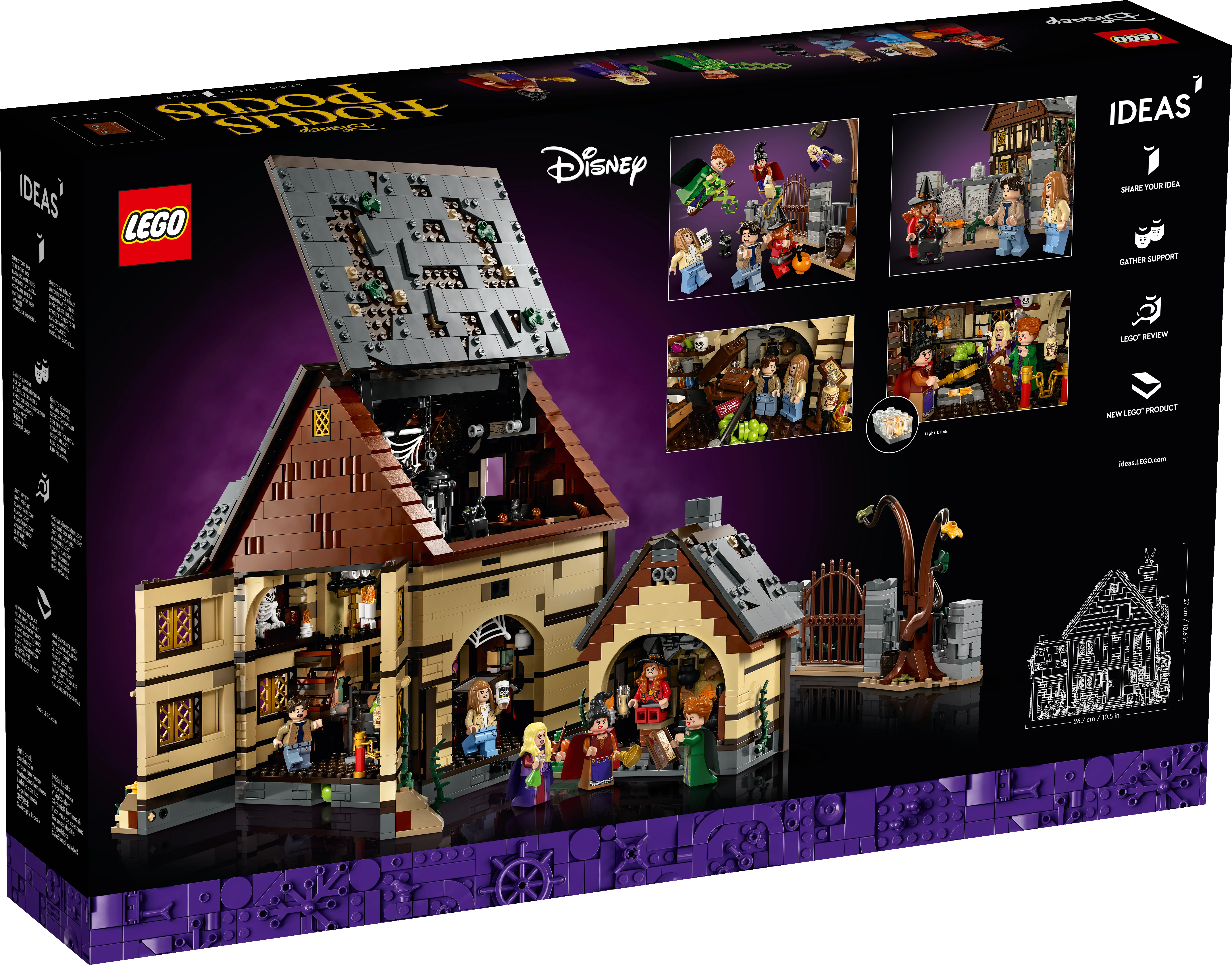 Picture of LEGO IDEAS 21341 Disney Hocus Pocus: The Sanderson Sisters' Cottage