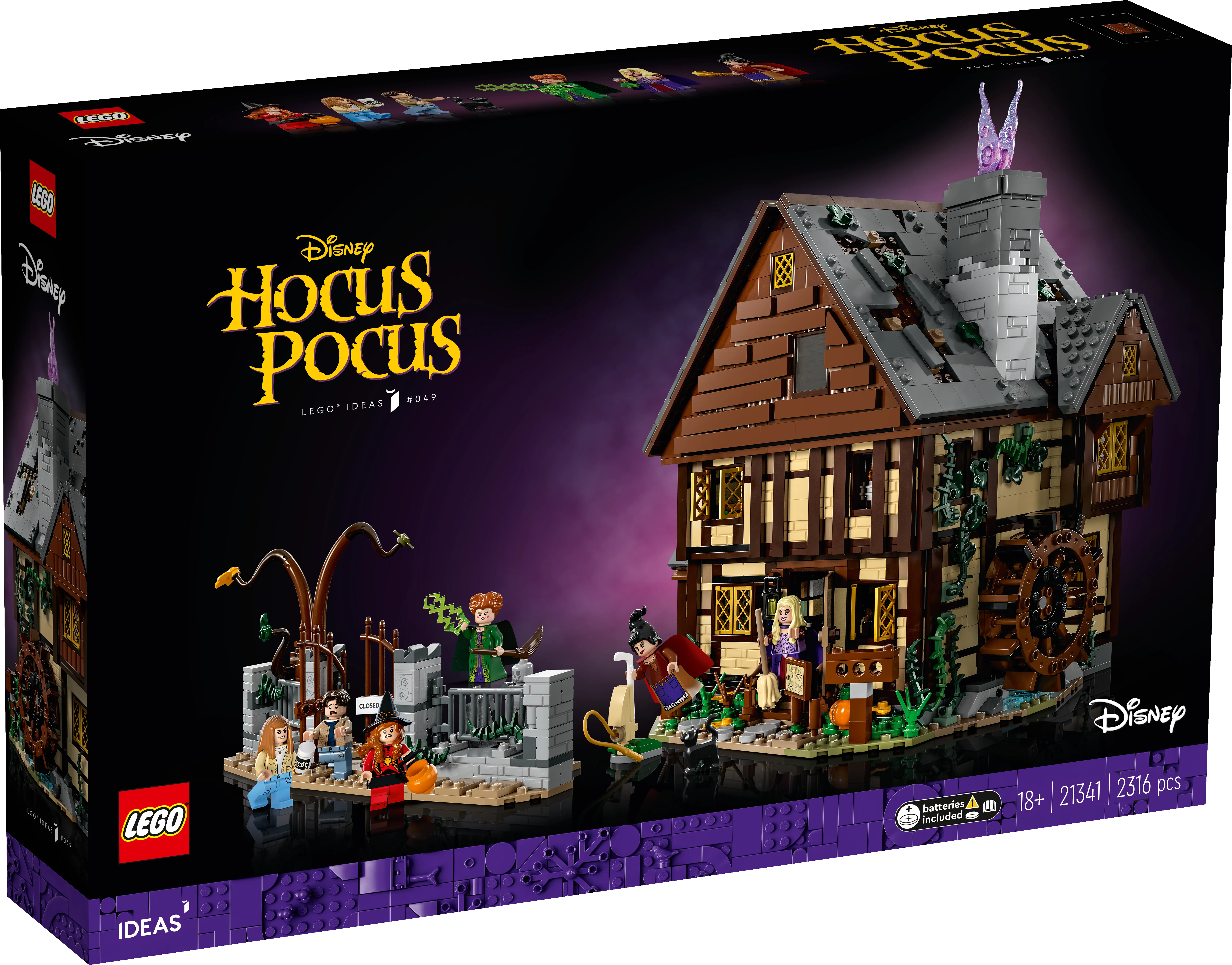 Picture of LEGO IDEAS 21341 Disney Hocus Pocus: The Sanderson Sisters' Cottage