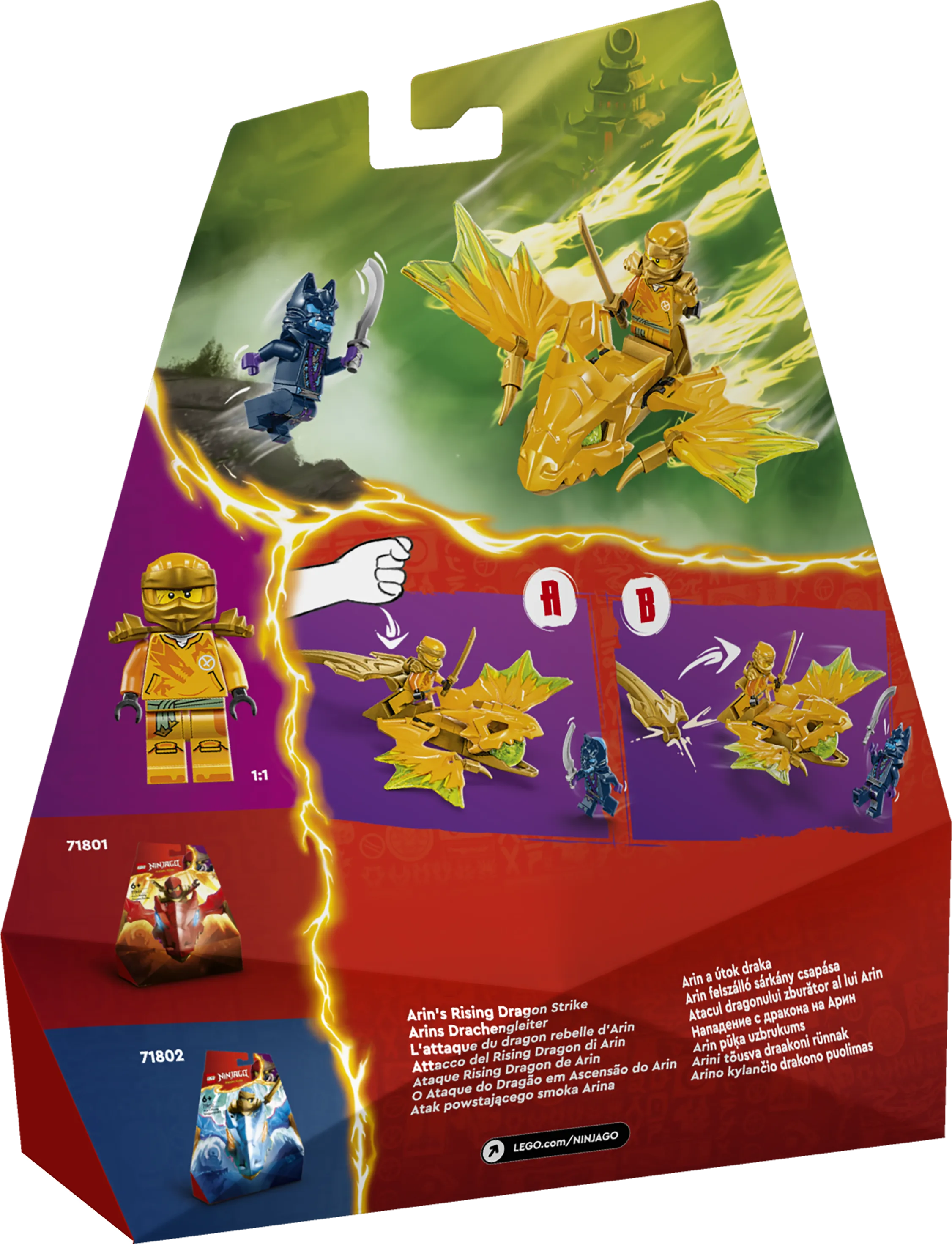 Picture of LEGO Ninjago 71803 Arin’s Rising Dragon Strike Toy