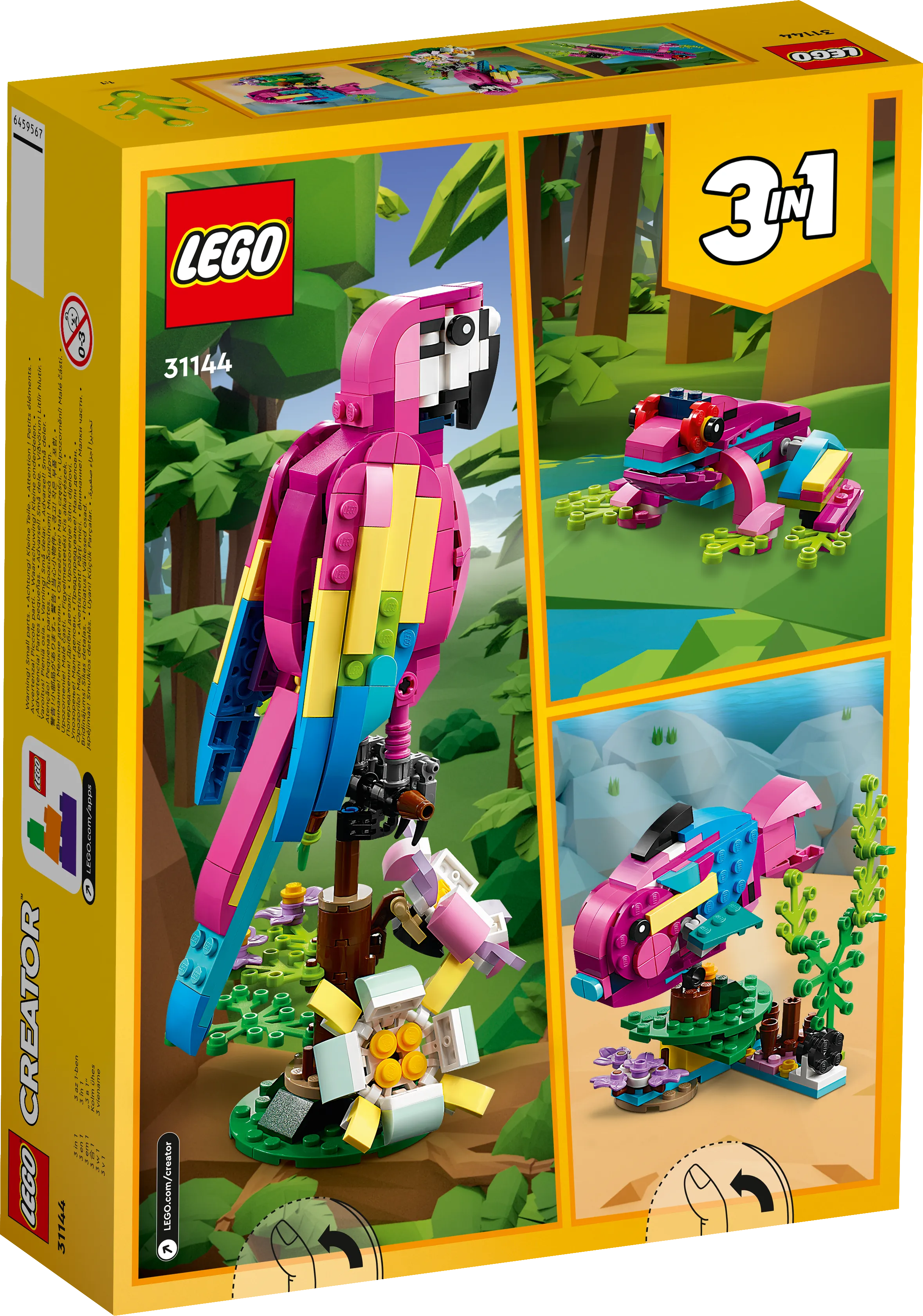 Picture of LEGO Creator 31144 Exotic Pink Parrot