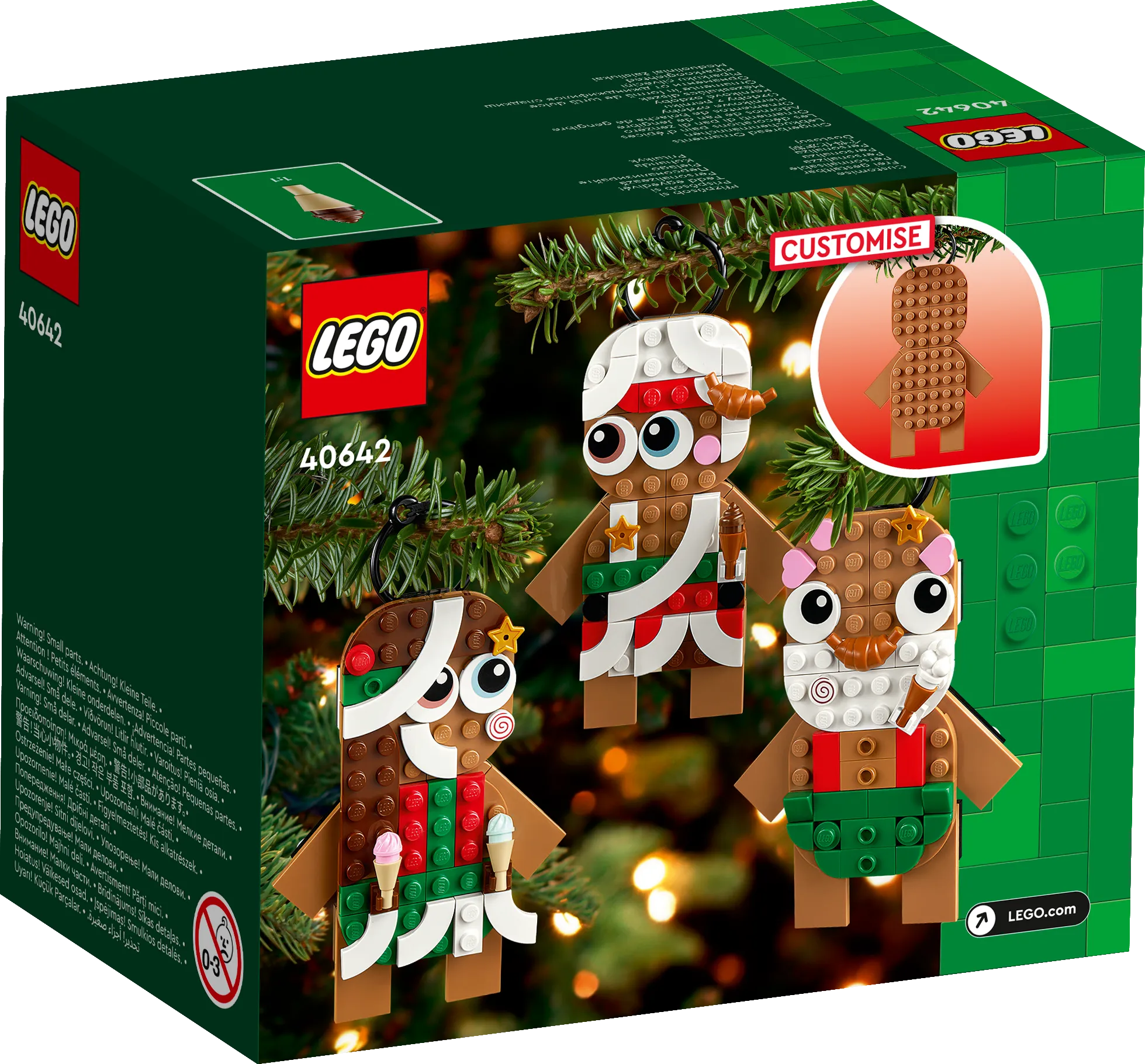 Picture of LEGO 40642 Gingerbread Ornaments