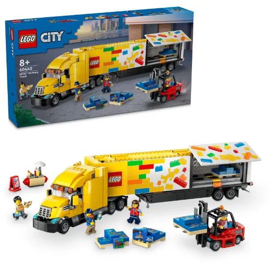 Picture of LEGO City 60440 Yellow Delivery Truck