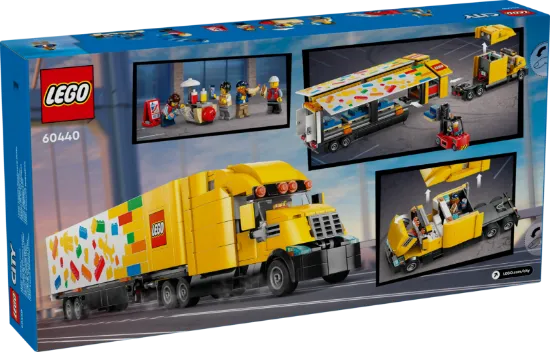 Picture of LEGO City 60440 Yellow Delivery Truck