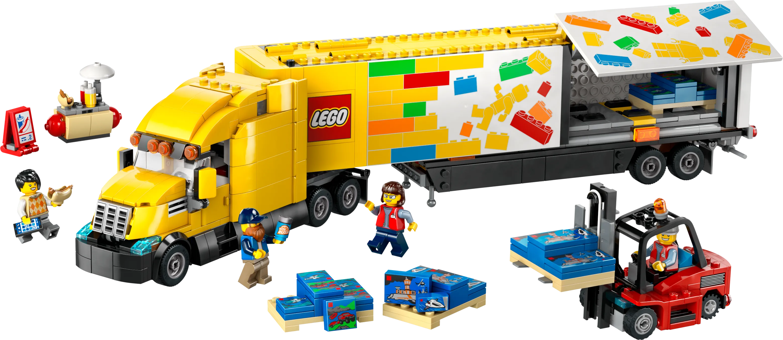 Picture of LEGO City 60440 Yellow Delivery Truck