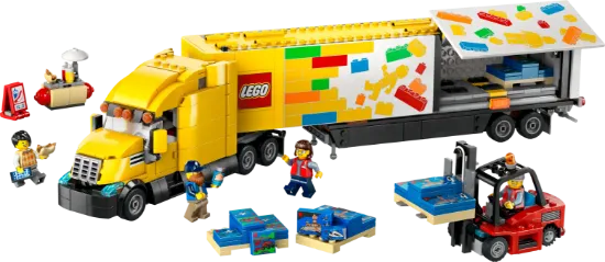 Picture of LEGO City 60440 Yellow Delivery Truck