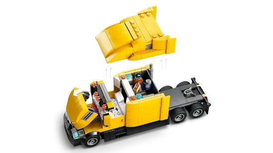 Picture of LEGO City 60440 Yellow Delivery Truck