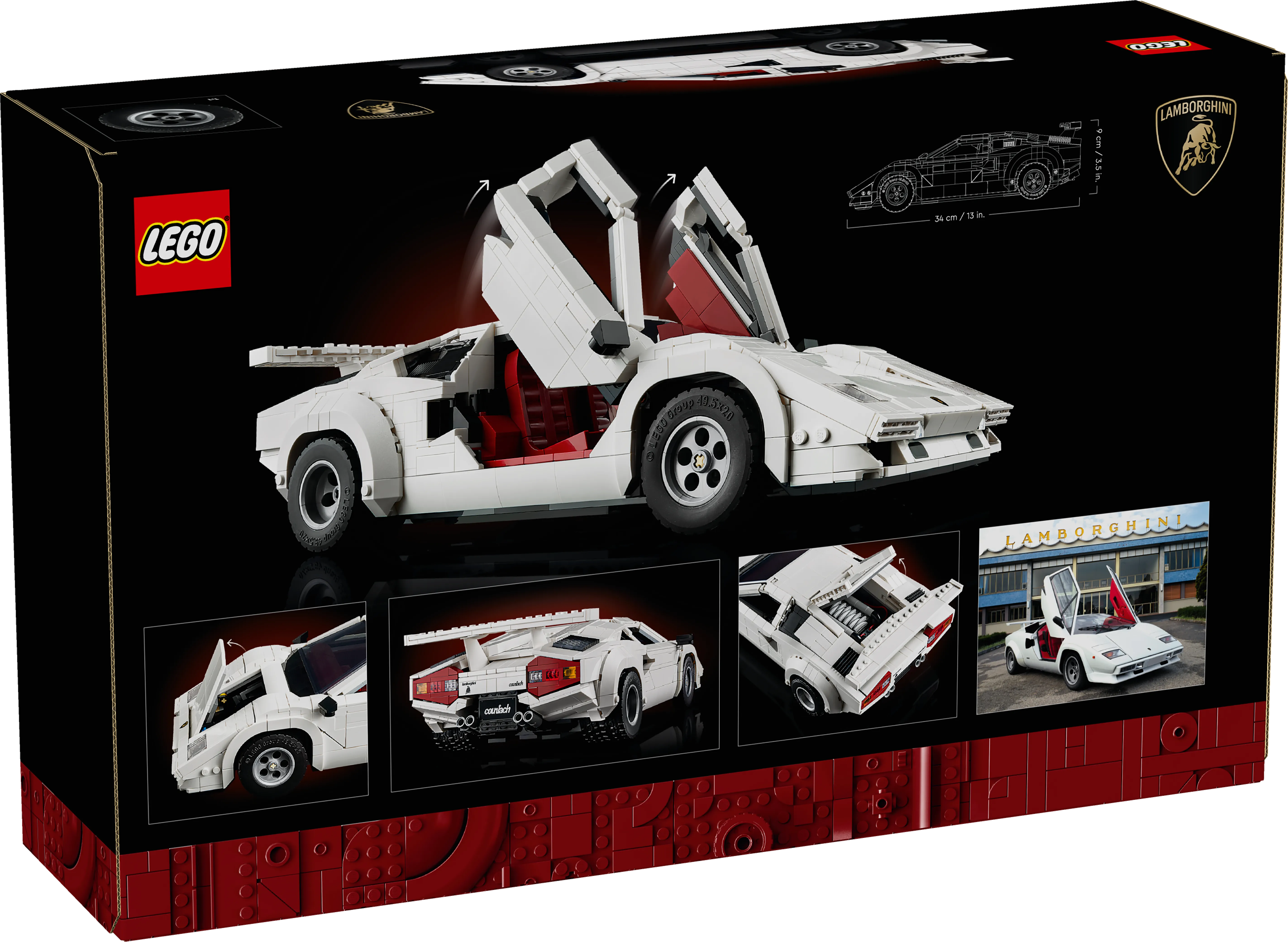 Picture of LEGO Icons 10337 Lamborghini Countach 5000 Quattrovalvole