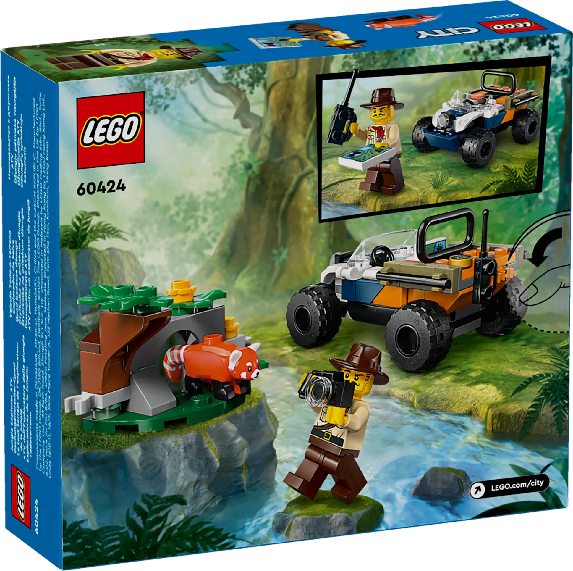 Picture of LEGO City 60424 Jungle Explorer ATV Red Panda Mission