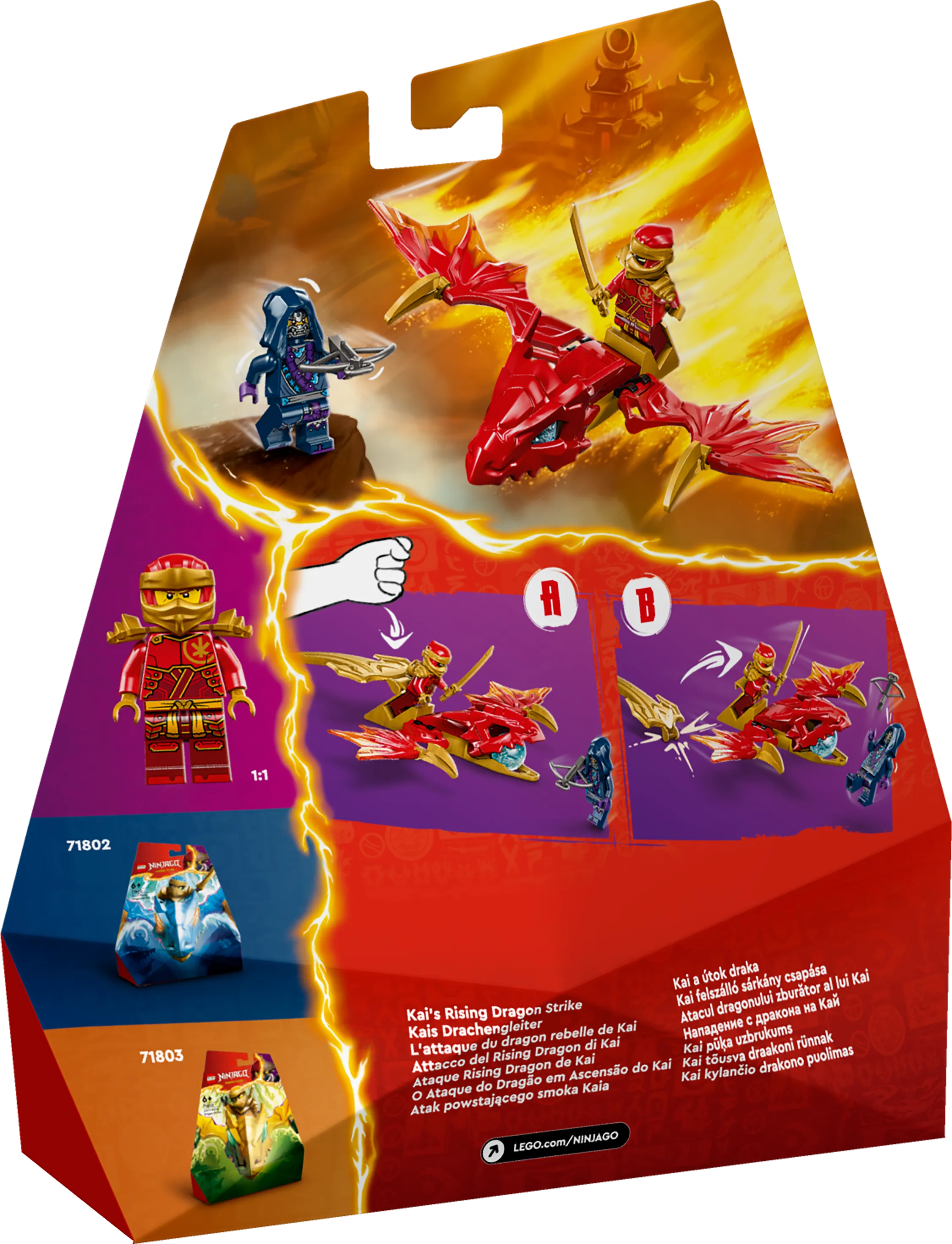 Picture of LEGO Ninjago 71801 Kai’s Rising Dragon Strike Toy