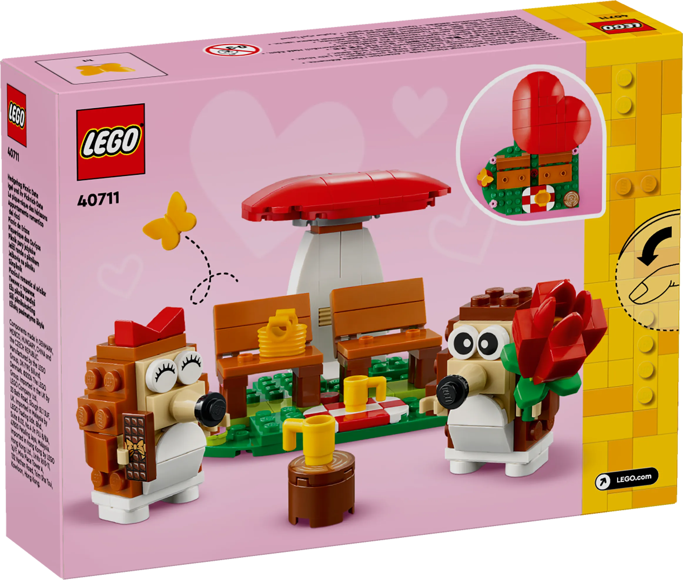 Picture of LEGO 40711 Hedgehog Picnic Date