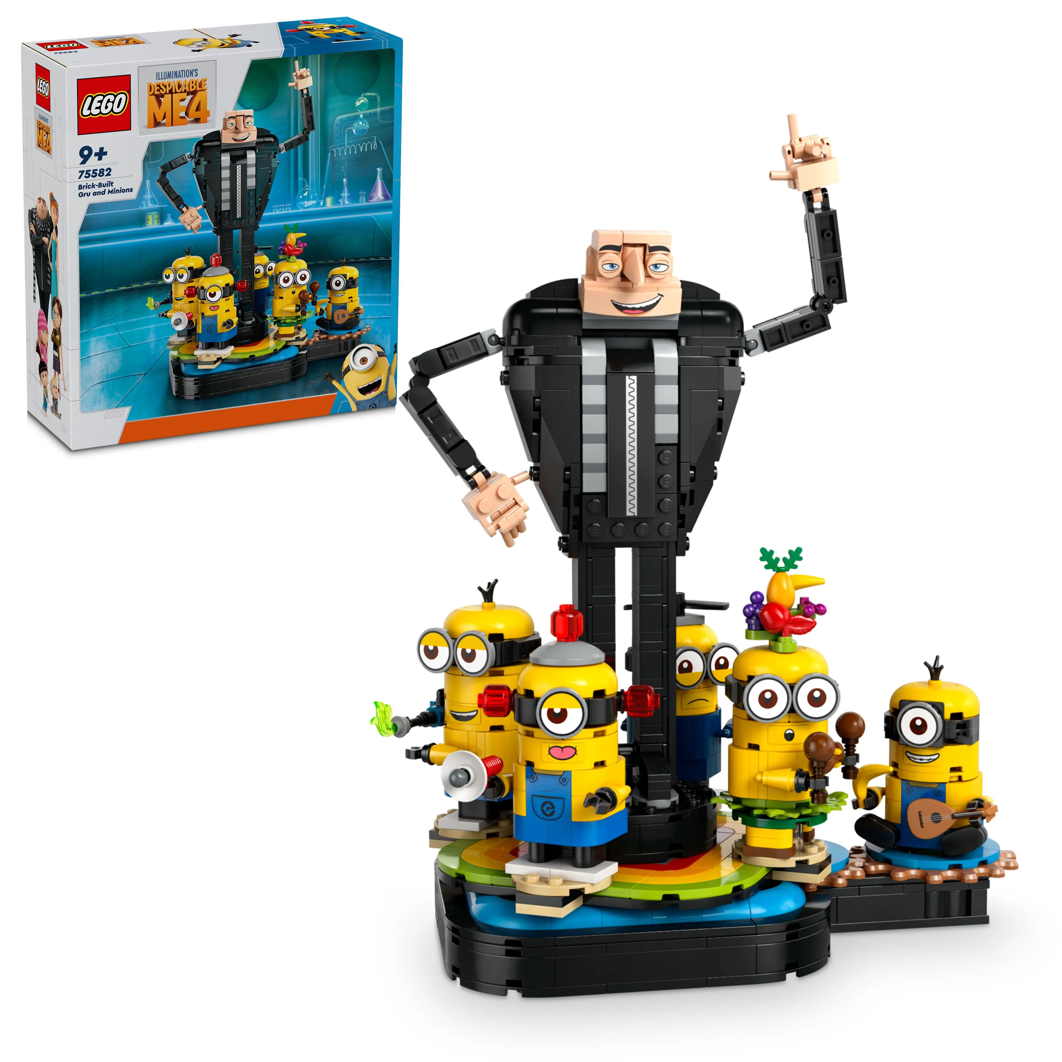 Picture of LEGO Despicable Me 4 75582 Brick-Built Gru and Minions