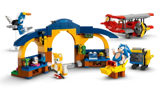 Picture of LEGO Sonic 76991 Tails' Workshop and Tornado Plane