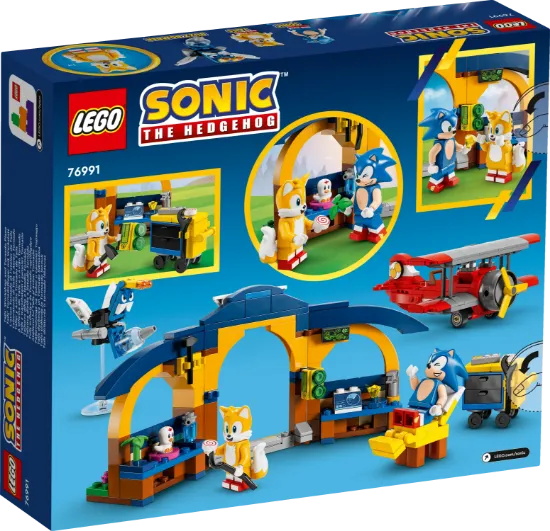 Picture of LEGO Sonic 76991 Tails' Workshop and Tornado Plane