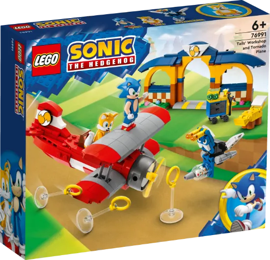 Picture of LEGO Sonic 76991 Tails' Workshop and Tornado Plane