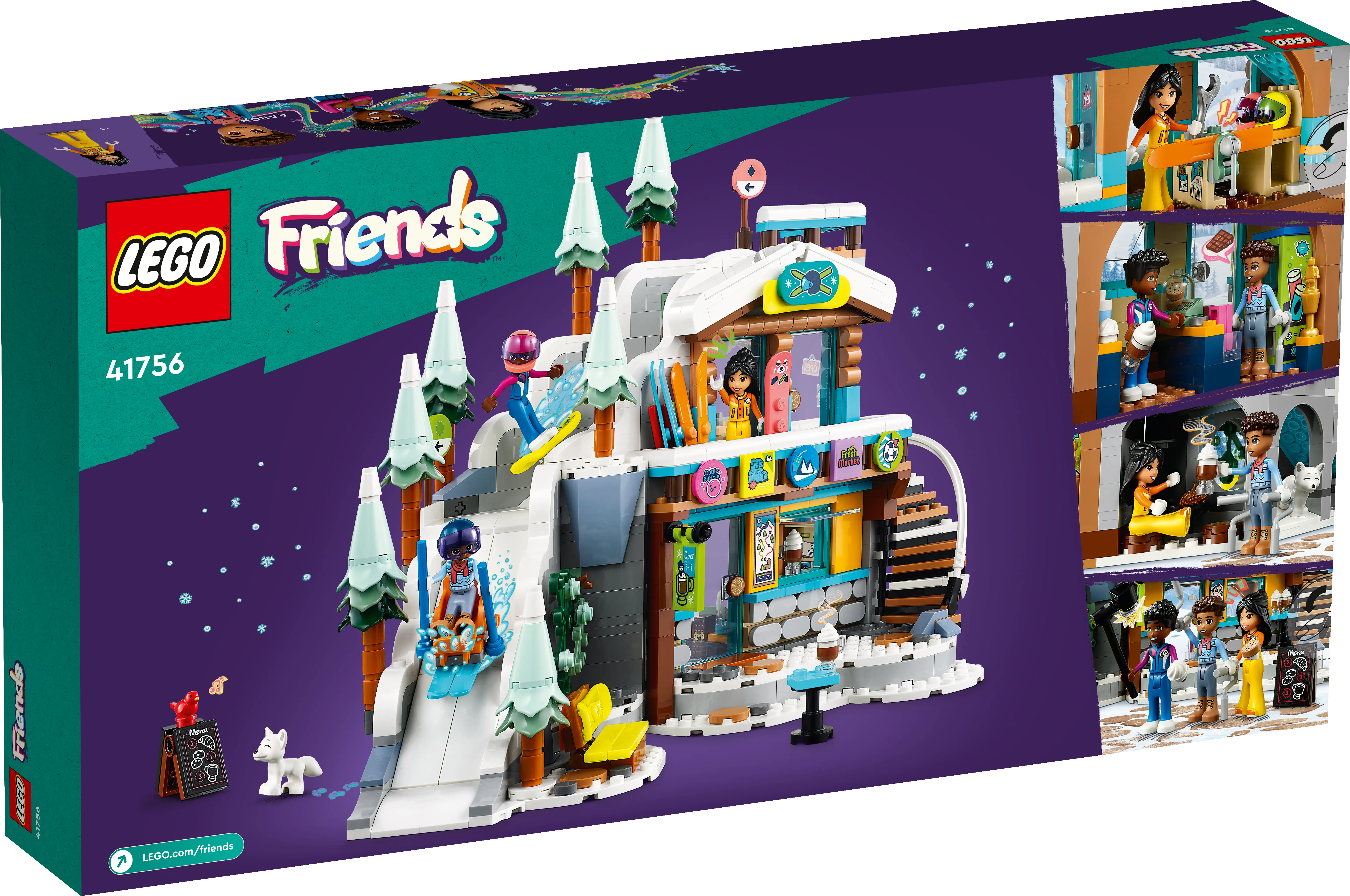 Picture of LEGO Friends 41756 Holiday Ski Slope and Café V29