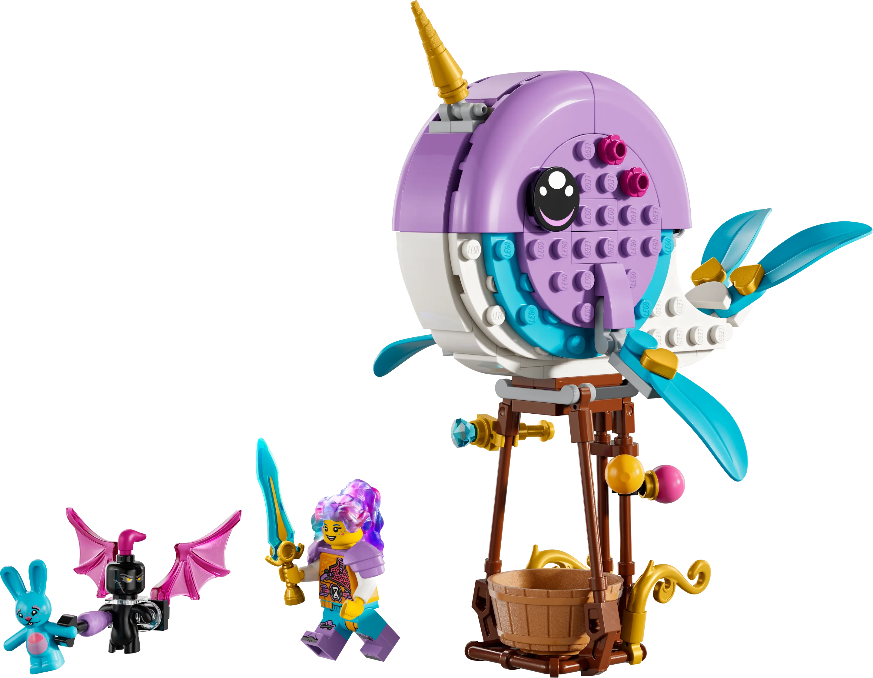 Picture of LEGO DREAMZzz 71472 Izzie's Narwhal Hot-Air Balloon